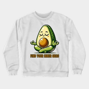 Zen Avocado - Inner Guac Guru Crewneck Sweatshirt